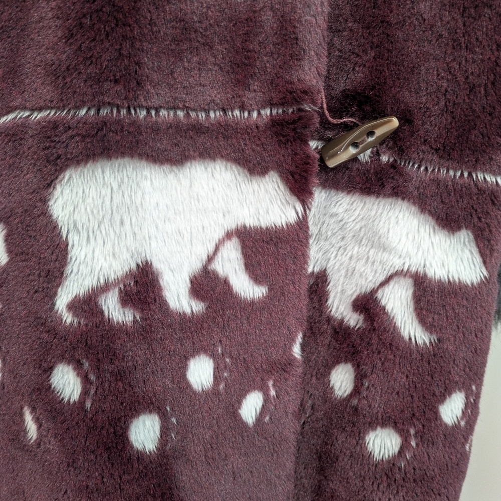 Vintage West Peak Faux Fur Jacket - Picture 5 of 16